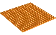 Plaatje in Gallery viewer laden, LEGO® los onderdeel Plaat Algemeen in kleur Oranje 91405