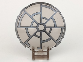 LEGO® Schaal met Motief Doorzichtig Zwart 18675pb03