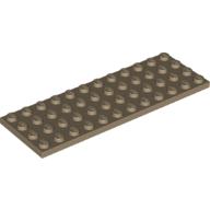 Plaatje in Gallery viewer laden, LEGO® los onderdeel Plaat Algemeen Donker Geelbruin 3029