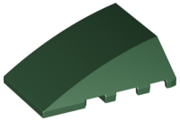 LEGO® los onderdeel Wig in kleur Donkergroen 47753