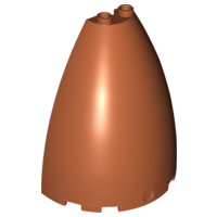LEGO® los onderdeel Kegel in kleur Donker Oranje 18909
