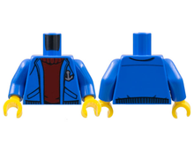 Plaatje in Gallery viewer laden, LEGO® los onderdeel Lijf met Motief Blauw 973pb2060c01