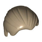 LEGO® los onderdeel Haar in kleur Donker Geelbruin 92081