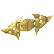 LEGO® los onderdeel Wapen in kleur Parel Goud 19807