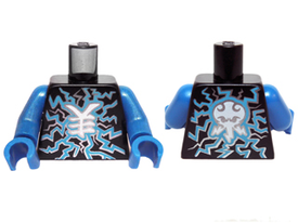 LEGO® los onderdeel Lijf met Motief Zwart 973pb2111c01
