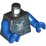 LEGO® los onderdeel Lijf met Motief Zwart 973pb2111c01