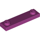 LEGO® los onderdeel Plaat Aangepast in kleur Magenta 92593