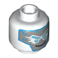 LEGO® los onderdeel Hoofd in kleur Wit 3626cpb1416