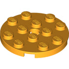LEGO® los onderdeel Plaat Rond Helder Licht Oranje 60474
