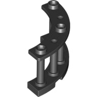 LEGO® los onderdeel Hek in kleur Zwart 21229