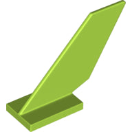 LEGO® los onderdeel Staart in kleur Limoen 6239