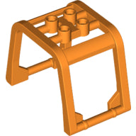LEGO® los onderdeel Voorruit in kleur Oranje 64450