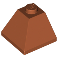 Plaatje in Gallery viewer laden, LEGO® los onderdeel Dakpan Algemeen Donker Oranje 3045