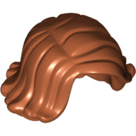 Plaatje in Gallery viewer laden, LEGO® los onderdeel Haar in kleur Donker Oranje 20877