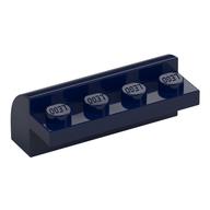 LEGO® los onderdeel Dakpan Gebogen in kleur Donkerblauw 6081