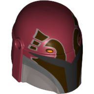 Plaatje in Gallery viewer laden, LEGO® los onderdeel Hoofddeksels Donkerrood 87610pb08