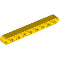Plaatje in Gallery viewer laden, LEGO® los onderdeel Technische Hefbalk in kleur Geel 40490