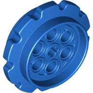 LEGO® los onderdeel Wiel in kleur Blauw 57519