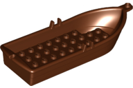 LEGO® los onderdeel Boot in kleur Roodachtig Bruin 21301