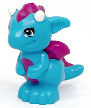 Plaatje in Gallery viewer laden, LEGO® los onderdeel Luchtdier Medium Azuurblauw 26090pb01