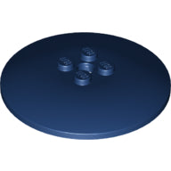Plaatje in Gallery viewer laden, LEGO® los onderdeel Schaal in kleur Donkerblauw 44375b