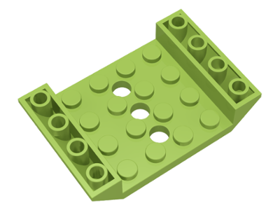 LEGO® los onderdeel Dakpan Omgekeerd in kleur Limoen 60219