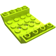 Plaatje in Gallery viewer laden, LEGO® los onderdeel Dakpan Omgekeerd in kleur Limoen 60219