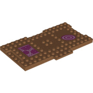 LEGO® Steen Aangepast met Motief Medium Noga 18922pb01