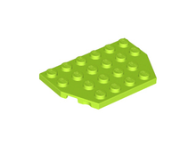 Plaatje in Gallery viewer laden, LEGO® los onderdeel Wig Plaat in kleur Limoen 32059