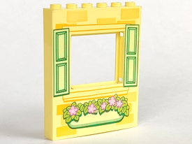 LEGO® Paneel met Motief Helder Lichtgeel 15627pb008