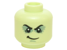 Plaatje in Gallery viewer laden, LEGO® los onderdeel Hoofd Geelachtig Groen 3626cpb1388