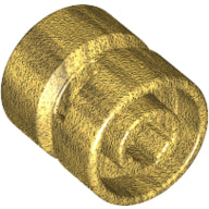 Plaatje in Gallery viewer laden, LEGO® los onderdeel Wiel in kleur Parel Goud 6014b