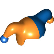 LEGO® los onderdeel Hoofddeksels in kleur Oranje 62537pb02