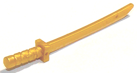 LEGO® los onderdeel Wapen in kleur Parel Goud 21459