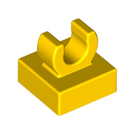 Plaatje in Gallery viewer laden, LEGO® los onderdeel Tegel Aangepast in kleur Geel 15712