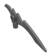 Plaatje in Gallery viewer laden, LEGO® los onderdeel Wapen in kleur Parel Donkergrijs 98141