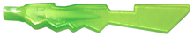 Plaatje in Gallery viewer laden, LEGO® onderdeel Wapen Doorschijnend Helder Groen 11439pb01