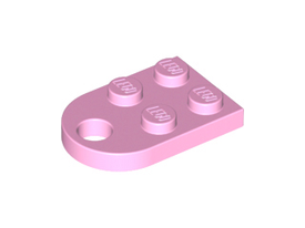 LEGO® los onderdeel Plaat Aangepast in kleur Fel Roze 3176