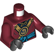 LEGO® los onderdeel Lijf met Motief Donkerrood 973pb2090c01
