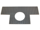 LEGO® Plaat Aangepast Donker Blauwachtig Grijs 18601