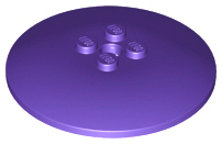 LEGO® los onderdeel Schaal in kleur Donkerpaars 44375b