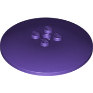LEGO® los onderdeel Schaal in kleur Donkerpaars 44375b