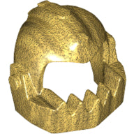 LEGO® los onderdeel Hoofddeksels in kleur Parel Goud 62697