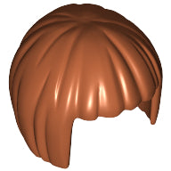 LEGO® los onderdeel Haar in kleur Donker Oranje 62711