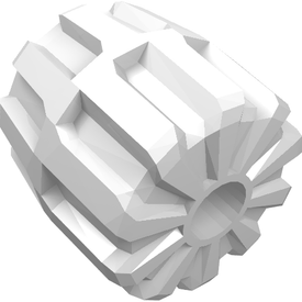 LEGO® los onderdeel Wiel in kleur Wit 6118