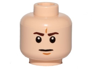 LEGO® los onderdeel Hoofd in kleur Lichte Noga 3626cpb1367