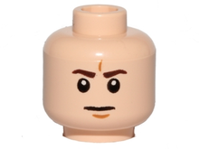 Plaatje in Gallery viewer laden, LEGO® los onderdeel Hoofd in kleur Lichte Noga 3626pb1367