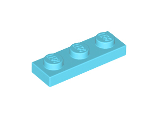 LEGO® los onderdeel Plaat Algemeen Medium Azuurblauw 3623