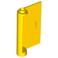 LEGO® los onderdeel Deur in kleur Geel 58380