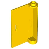 LEGO® los onderdeel Deur in kleur Geel 58381